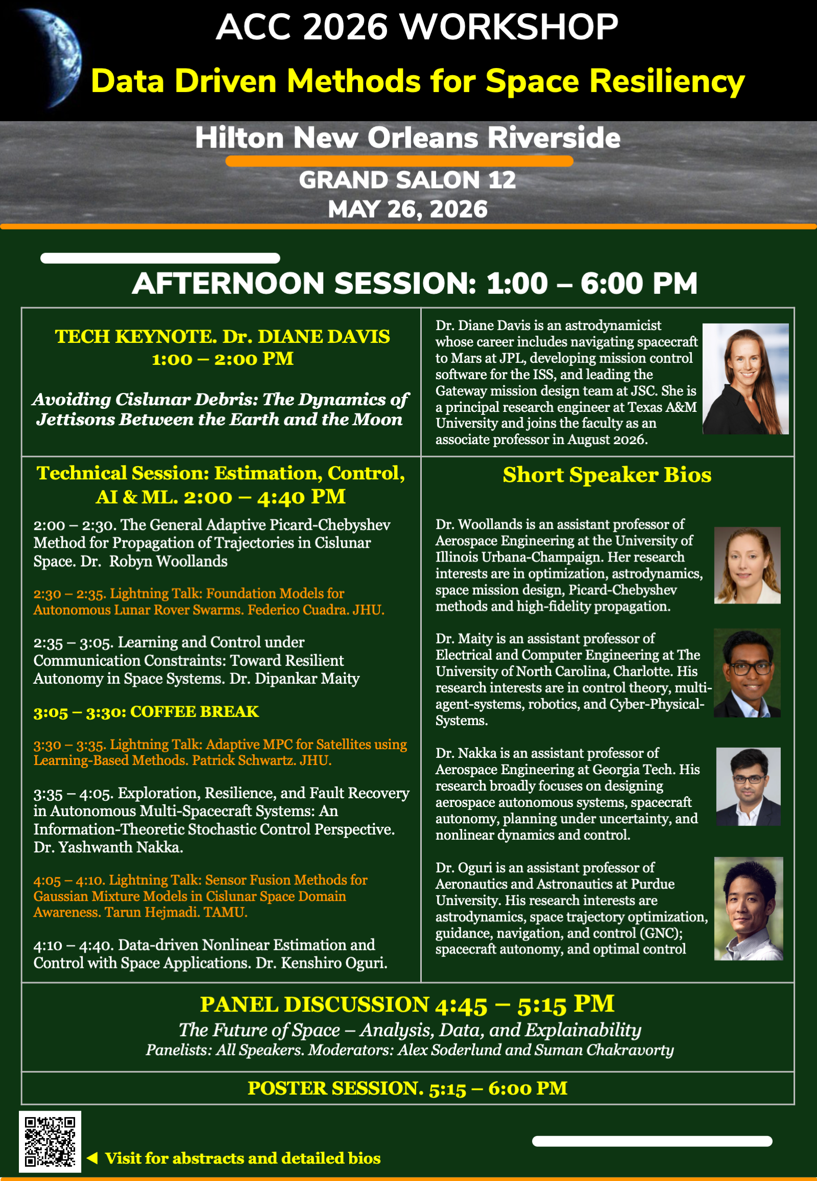 Workshop Afternoon Schedule